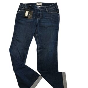 Paige Dark Wash Denim Jeans
